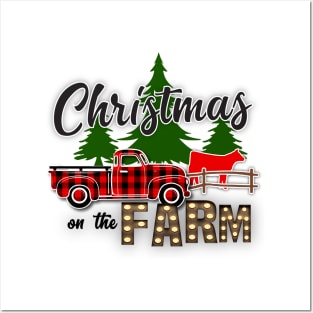 Christmas on the Farm Posters and Art